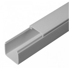 Кабель-канал серый RAL 7035 2-й замок в п/э 25х25 (48м/уп) Промрукав (PR03.0073)