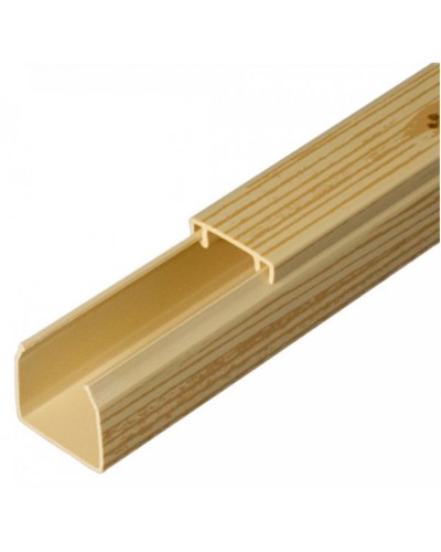 Кабель-канал сосна 2-й замок в п/э 16х16 (84 м/уп) Промрукав (PR03.0180) в Рубцовске Кабель-канал Pintop.ru