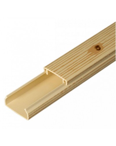 Кабель-канал сосна 2-й замок в п/э 20х10 (96 м/уп) Промрукав (PR03.0181) в Рубцовске Кабель-канал Pintop.ru