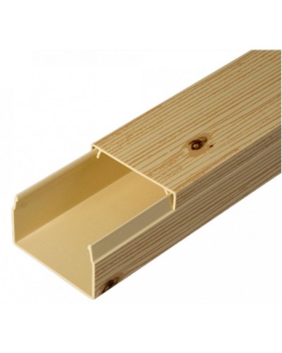 Кабель-канал сосна 2-й замок в п/э 40х25 (24 м/уп) Промрукав (PR03.0185) в Рубцовске Кабель-канал Pintop.ru