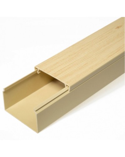 Кабель-канал сосна 2-й замок в п/э 60х40 (18 м/уп) Промрукав (PR03.0187) в Рубцовске Кабель-канал Pintop.ru