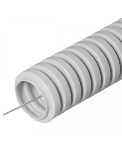 Труба гофрированная ПВХ серая с/з д20 (100м/4800м уп/пал) Строитель Промрукав (PR.032000) в Рубцовске Труба гофрированная Pintop.ru
