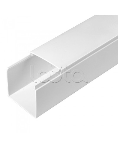 Кабель-канал белый 2-й замок в п/э 60х60 (24м/уп) Промрукав PR.0325213 в Рубцовске Кабель-канал Pintop.ru