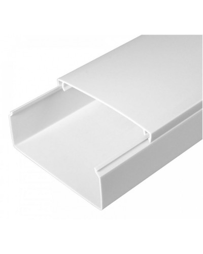 Кабель-канал белый 2-й замок в г/к 100х40 (24м/уп) Промрукав (PR.0510040) в Рубцовске Кабель-канал Pintop.ru