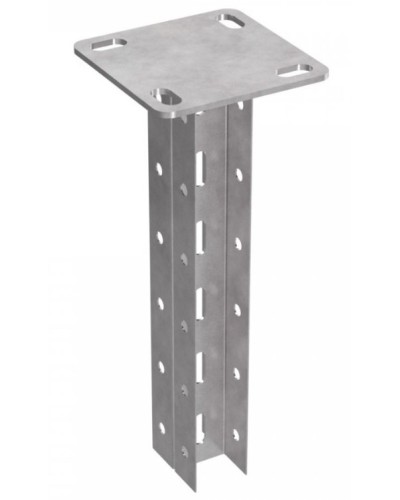 Стойка потолочная для средних нагрузок 35х30х300 пятка 120х120 Промрукав (PR08.2425) в Рубцовске Аксессуары для лотков Pintop.ru