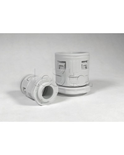 Муфта вводная для гофрированных труб серая ВМ-ГТ-16 Промрукав (PR08.3268) в Рубцовске Повороты, муфты, тройники Pintop.ru