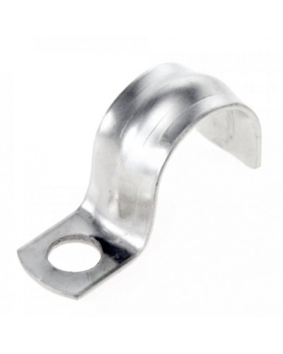 Скоба металлическая однолапковая СМО 19-20 отв. d 6,5 мм (100 шт/уп) Промрукав (PR08.3743) в Рубцовске Держатели, клипсы, скобы Pintop.ru