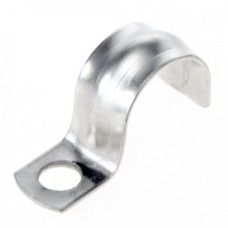 Скоба металлическая однолапковая СМО 25-26 отв. d 6,5 мм (100 шт/уп) Промрукав (PR08.4860)