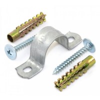 Комплекты для крепления ОКЛ с использованием самореза, дюбеля и скобы СМД 10-11 (100 шт) Промрукав (PR08.4999)