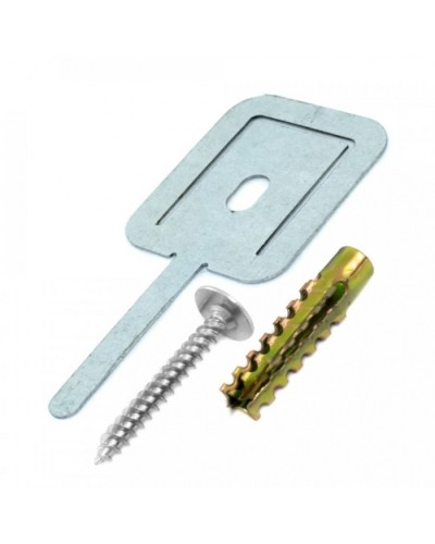 Комплекты для крепления ОКЛ с использованием самореза, дюбеля и хомута FR ПР-40 (100 шт) Промрукав PR08.5201 в Рубцовске Огнестойкие кабельные линии Pintop.ru