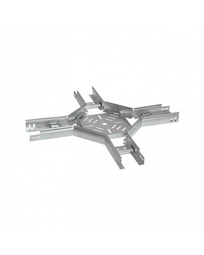 Х-образный ответвитель лестничный 600х100 (1,2 мм) Промрукав (PR08.5428) в Рубцовске Аксессуары для лотков Pintop.ru