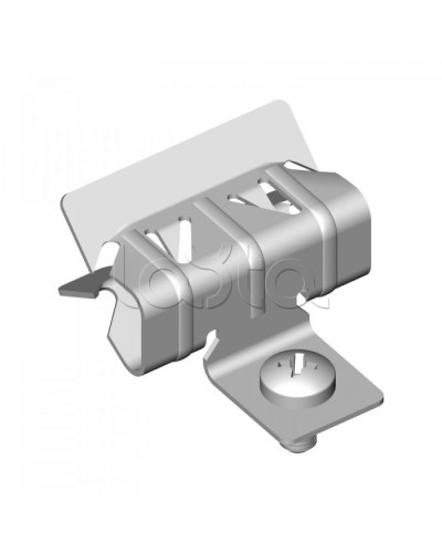 Зажим балочный 2-7 мм с отгибом и винтом М6х9 Промрукав (PR08.5818) в Рубцовске Аксессуары для лотков Pintop.ru