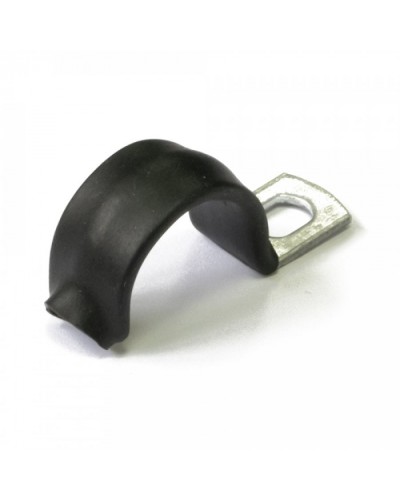 Скоба металлическая однолапковая с полимерным покрытием СМО-П d16-17 мм (100 шт/уп) Промрукав (PR08.6007) в Рубцовске Держатели, клипсы, скобы Pintop.ru