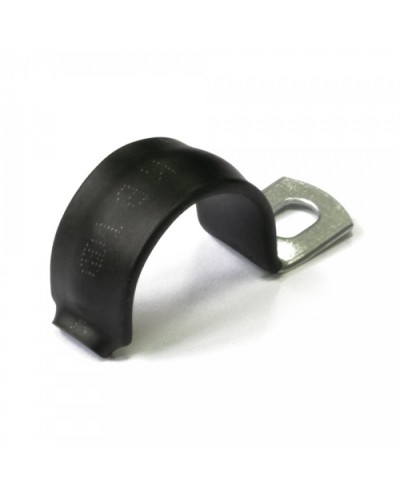 Скоба металлическая однолапковая с полимерным покрытием СМО-П d19-20 мм (100 шт/уп) Промрукав (PR08.6008) в Рубцовске Держатели, клипсы, скобы Pintop.ru