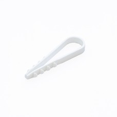 Дюбель-хомут для круглого кабеля d11-18 мм белый (100шт) Промрукав (PR08.6943)