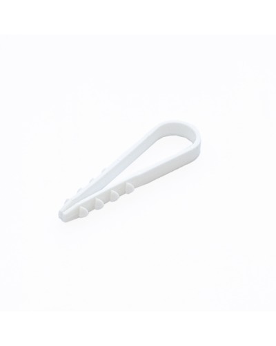 Дюбель-хомут для круглого кабеля d19-25 мм белый (100шт) Промрукав (PR08.6947) в Рубцовске Крепеж: Дюбели, шурупы, саморезы Pintop.ru