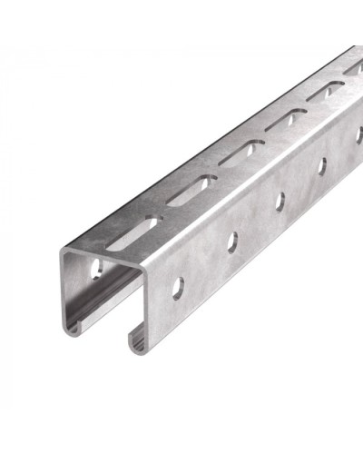 Профиль STRUT HDZ ПС-41х41х400 (2,5мм) Промрукав (PR08.9352) в Рубцовске Аксессуары для лотков Pintop.ru