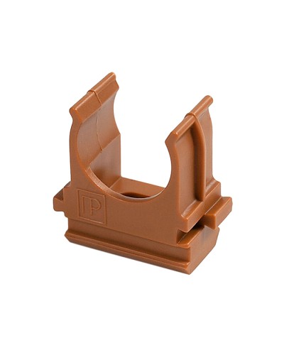 Крепёж-клипса для труб АБС-пластик бук д20 (100шт/1500шт уп/кор) Промрукав (PR13.0046) в Рубцовске Держатели, клипсы, скобы Pintop.ru