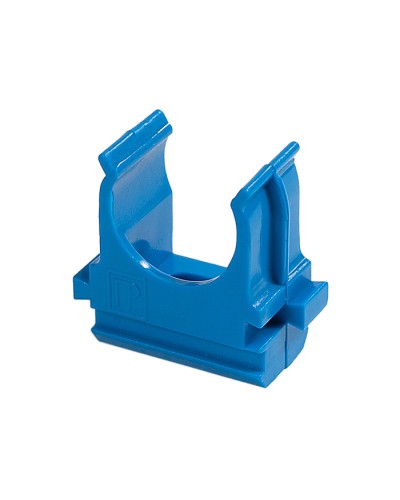 Крепёж-клипса для труб АБС-пластик синяя д20 (100шт/1500шт уп/кор) Промрукав (PR13.0058) в Рубцовске Держатели, клипсы, скобы Pintop.ru