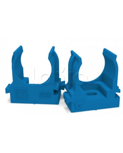 Крепеж-клипса для труб для монтажного пистолета синяя д20 (100шт/900шт уп/кор) Промрукав (PR13.0144) в Рубцовске Держатели, клипсы, скобы Pintop.ru