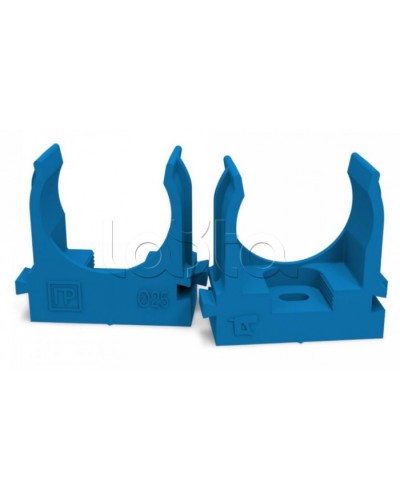 Крепеж-клипса для труб для монтажного пистолета синяя д25 (100шт/700шт уп/кор) Промрукав (PR13.0145) в Рубцовске Держатели, клипсы, скобы Pintop.ru