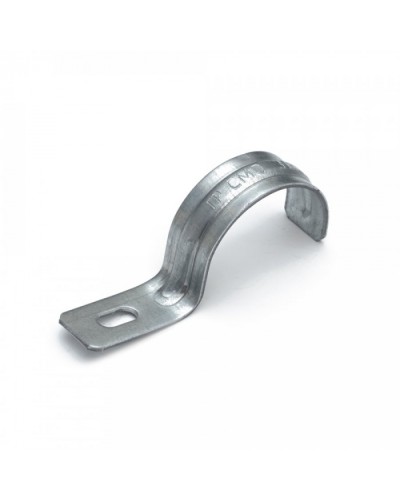 Скоба метал. однолапковая усиленная противопожарная СМОУ d31-32 мм (50шт/600шт уп/кор) Промрукав (PR13.02404) в Рубцовске Держатели, клипсы, скобы Pintop.ru