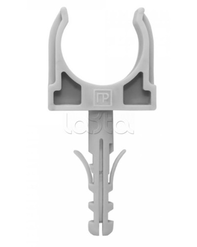 Крепеж-клипса с дюбелем серая д20 в малой упаковке (10шт/900шт уп/кор) Промрукав (PR13.0316) в Рубцовске Крепеж: Дюбели, шурупы, саморезы Pintop.ru