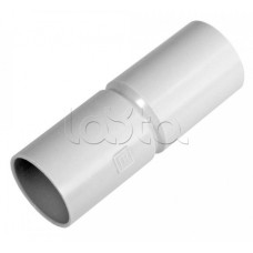 Патрубок-муфта д25 безгалогенная (HF) атмосферостойкая серая (40шт/480шт уп/кор) Промрукав (PR13.0352)