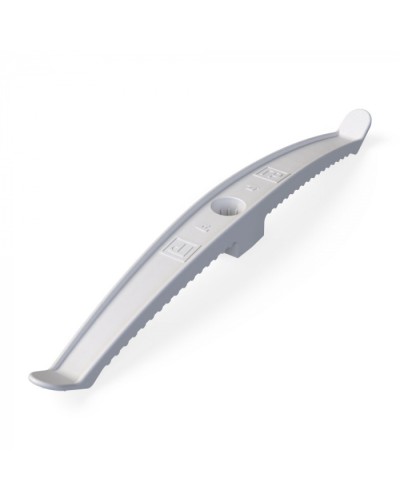 Держатель кабеля двусторонний для прямого монтажа в гофроящике белый (100 шт/кор) Промрукав (PR13.0486) в Рубцовске Аксессуары для кабель-канала Pintop.ru