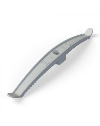 Держатель кабеля двусторонний для прямого монтажа в гофроящике серый (100 шт/кор) Промрукав (PR13.0487) в Рубцовске Аксессуары для кабель-канала Pintop.ru