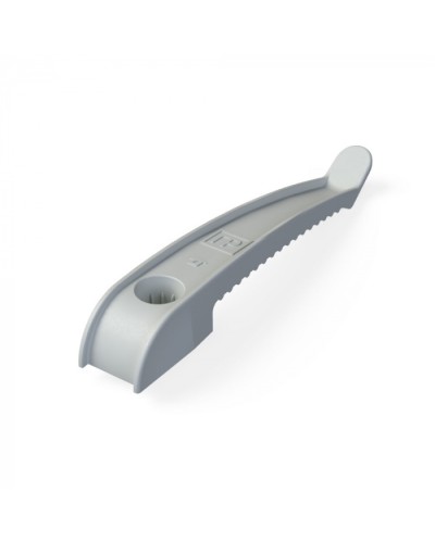 Держатель кабеля односторонний для прямого монтажа в гофроящике серый (200 шт/кор) Промрукав (PR13.0490) в Рубцовске Аксессуары для кабель-канала Pintop.ru