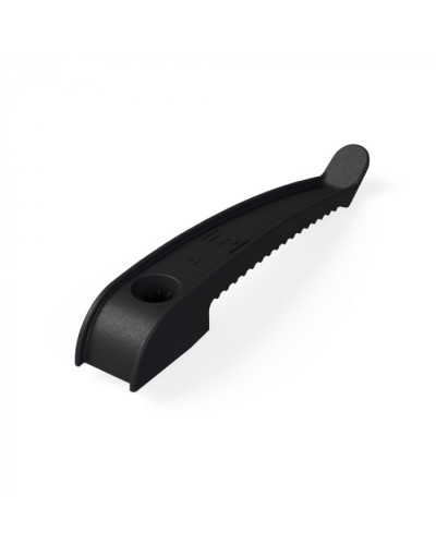 Держатель кабеля односторонний для прямого монтажа в гофроящике черный (200 шт/кор) Промрукав (PR13.0491) в Рубцовске Аксессуары для кабель-канала Pintop.ru