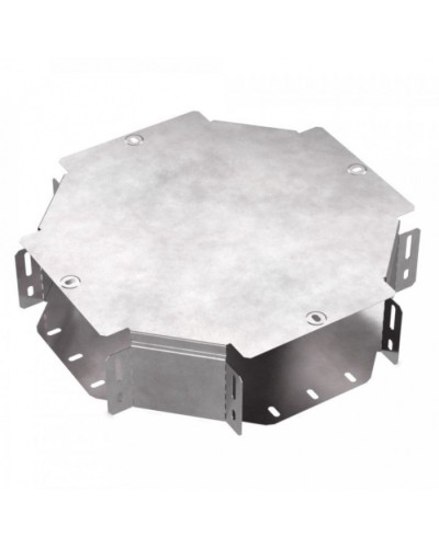 Х-образный ответвитель с крышкой Стандарт 200х100 Промрукав (PR16.0464) в Рубцовске Аксессуары для лотков Pintop.ru