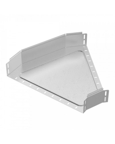 Угол горизонтальный 45 градусов Стандарт HDZ 500х100 Промрукав (PR16.1630) в Рубцовске Аксессуары для лотков Pintop.ru