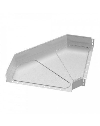 Угол горизонтальный 90 градусов Стандарт HDZ 600х100 Промрукав (PR16.1656) в Рубцовске Аксессуары для лотков Pintop.ru