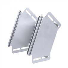 Угол вертикальный внешний 90 градусов Стандарт INOX (AISI 316) 150х100 Промрукав (PR16.3023)