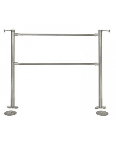 Стойка стационарная Ростов-Дон ОБ1/2-1 у (Хром) в Рубцовске Ограждения Pintop.ru