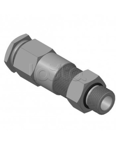 Кабельный ввод для бронированного кабеля с двойным уплотнением резьбой G1/2, внешним диаметром кабеля D=11-15 мм и проходным диаметром кабеля d=6-10 мм Спектрон КВБ-15/10-2У-М-G1/2 в Рубцовске Аксессуары для кабель-канала Pintop.ru