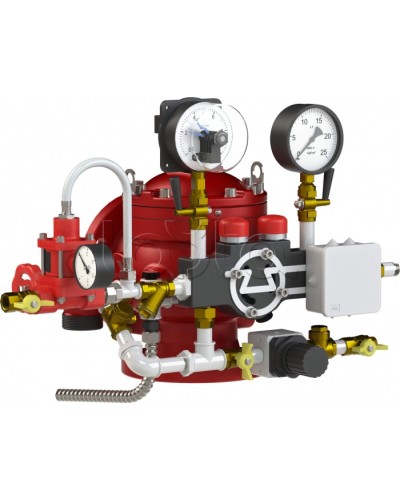 Узел управления спринклерный воздушный Спецавтоматика УУ-С150/1,6ВЗ-ВФ.О4-01 в Рубцовске Устройства пуска водяного пожаротушения Pintop.ru