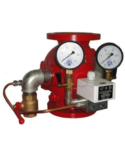 Узел управления спринклерный водозаполненный Спецавтоматика Прямоточный-80 (УУ-С80/1,6В-ВФ.О4) в Рубцовске Устройства пуска водяного пожаротушения Pintop.ru