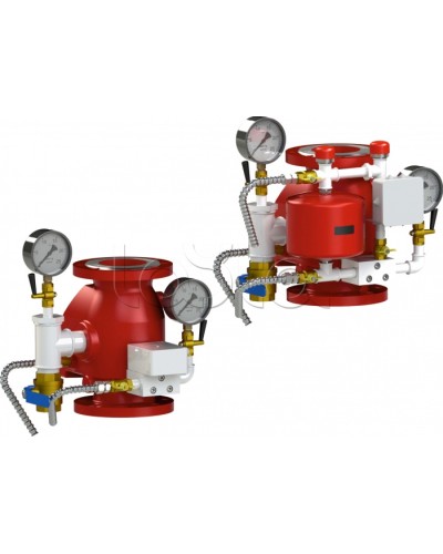 Узел управления спринклерный водозаполенный Спецавтоматика УУ-С80/1,6В-ВФ.О4- Шалтан в Рубцовске Устройства пуска водяного пожаротушения Pintop.ru