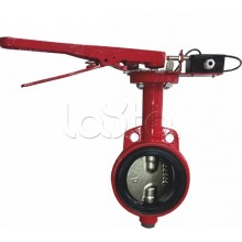 Затвордисковый с ручным приводом с контролем положения УКПЗА Спецавтоматика 3т 125/1,6(Р)-Ф.У3.1-"АМК-125v1"