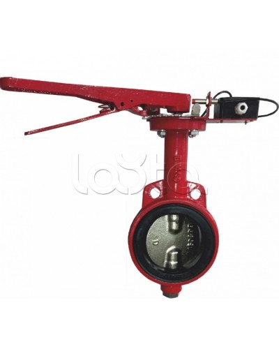 Затвордисковый с ручным приводом с контролем положения УКПЗА Спецавтоматика 3т 150/1,6(Р)-Ф.У3.1-АМК-150v4 в Рубцовске Затворы дисковые Pintop.ru