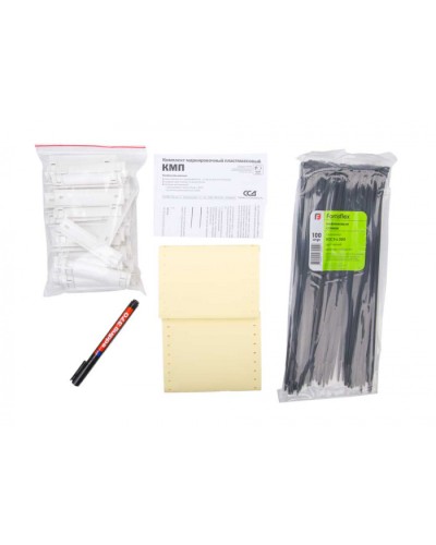 Комплект маркировочный пластмассовый КМП ССД (120808-00041) в Рубцовске Аксессуары для кабель-канала Pintop.ru