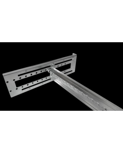 Панель 19 с DIN-рейкой регулируемая по глубине для установки коммутаторов ЦМО (STK-RACKMNT-704KA) в Рубцовске Аксессуары для стоек и шкафов Pintop.ru