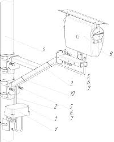 Комплект консоли ЮМИРС КМЧ-2 в Рубцовске Аксессуары для средств охраны периметра Pintop.ru