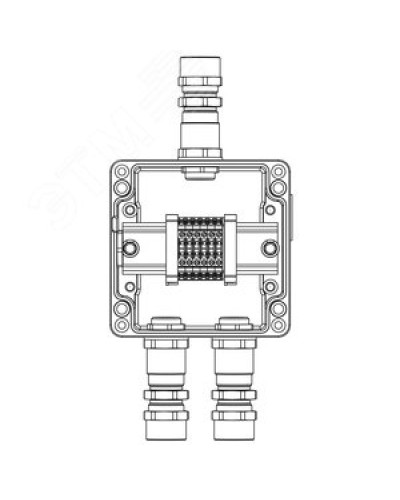 TBE-A-12-(6xCBC.2)-2xKA2MHK(A)-1xKA2MHK(C)1Ex e IIC Т5 Gb / Ex tb IIIC T95°C Db IP66 DKC (1201.121.22.121B) в Рубцовске Комутационные взрывозащищенные коробки Pintop.ru