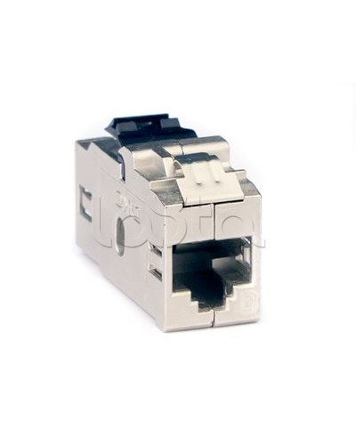 Модуль Keystone RJ45 CAT6 проходной экранированный, серебристый DKC RNK6FESL в Рубцовске Модули Keystone Pintop.ru