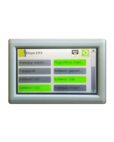 Клавиатура подсистемы охранной сигнализации Elsys-CP2 в Рубцовске Сетевая СКУД Elsys Pintop.ru