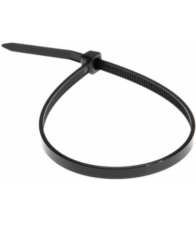 Хомут-стяжка нейлоновый 4х300 мм чёрный (100шт/уп) REXANT 07-0301 в Рубцовске Стяжки-хомуты Pintop.ru